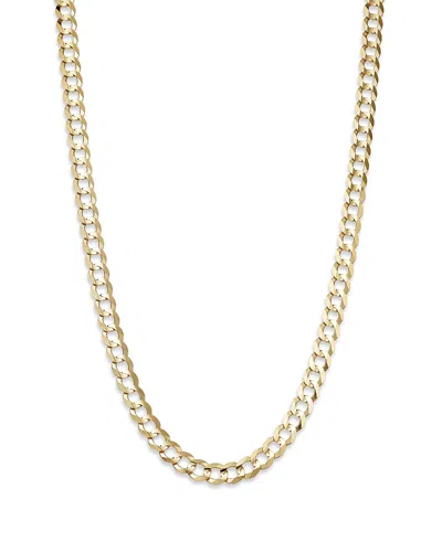 Bloomingdale's Men's Comfort Curb Link Chain Necklace In 14k Yellow Gold, 22 - Exclusive