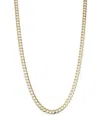 Bloomingdale's Men's Comfort Curb Link Chain Necklace In 14k Yellow Gold, 24 - Exclusive In Gold