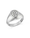 Bloomingdale's Men's Diamond Cluster Ring In 14k White Gold, 0.50 Ct. T. W. - Exclusive In White