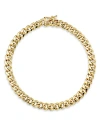 Bloomingdale's Men's Miami Cuban Chain Bracelet In 14k Yellow Gold - Exclusive In Gold