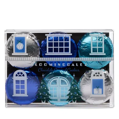 Bloomingdale's Milk Chocolate Drenched Sandwich Cookies Gift Box With Winter Color Foils, 6 Piece - Exclusive In Multi
