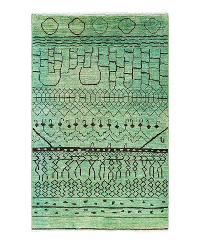 Bloomingdale's Bloomingdales Modern M1526 Area Rug, 4'10x7'10 In Green