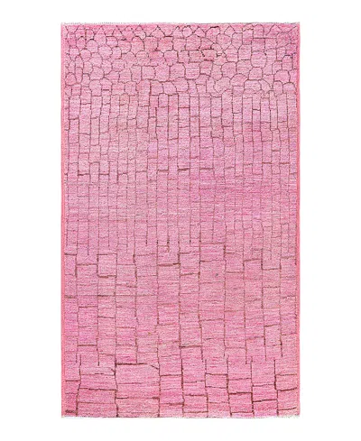 Bloomingdale's Bloomingdales Modern M1566 Area Rug, 4'9x7'10 In Pink