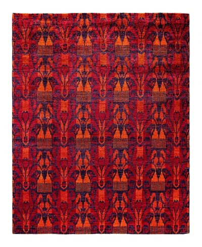 Bloomingdale's Bloomingdales Modern M1590 Area Rug, 8'0x10'0 In Red