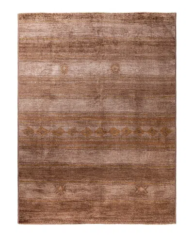Bloomingdale's Bloomingdales Modern M1590 Area Rug, 8'8x11'7 In Brown