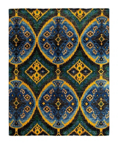 Bloomingdale's Bloomingdales Modern M1591 Area Rug, 8'0x9'10 In Blue