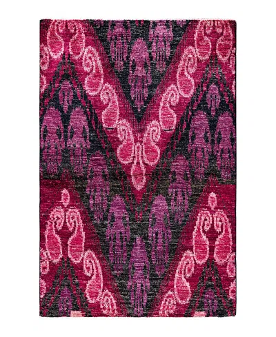 Bloomingdale's Bloomingdales Modern M1612 Area Rug, 4'0x6'0 In Purple