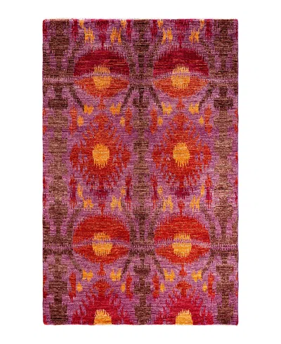 Bloomingdale's Bloomingdales Modern M1662 Area Rug, 5'10x9'2 In Pink