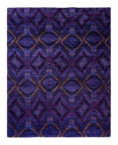 Bloomingdale's Bloomingdales Modern M1662 Area Rug, 8'3x10'1 In Purple