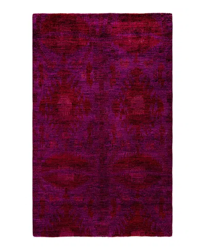 Bloomingdale's Bloomingdales Modern M1676 Area Rug, 5'1x8'0 In Purple