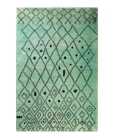 Bloomingdale's Bloomingdales Modern M1681 Area Rug, 5'0x7'7 In Green