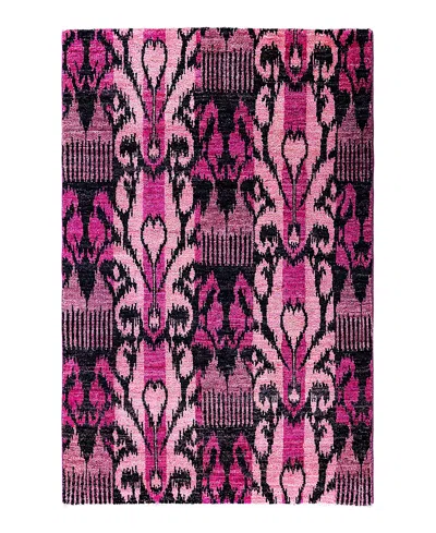 Bloomingdale's Bloomingdales Modern M1685 Area Rug, 4'1x6'3 In Pink