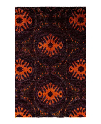 Bloomingdale's Bloomingdales Modern M6574 Area Rug, 6'2x8'10 In Brown