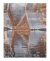 Bloomingdale's Modern M8527 Area Rug, 8'1x10'3 In Gray