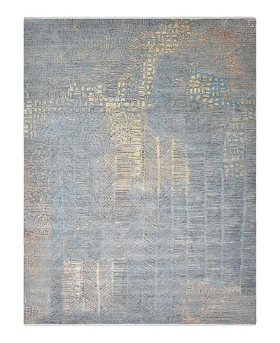 Bloomingdale's Modern M8527 Area Rug, 9'2x12'1 In Gray