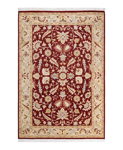 Bloomingdale's Bloomingdales Mogul M1452 Area Rug, 4'1 X 6'0 In Red