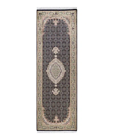 Bloomingdale's Mogul M1798 Runner Area Rug 2'7x8'2 In Blue
