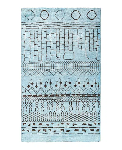 Bloomingdale's Bloomingdales Moroccan M1745 Area Rug, 5'1x8'4 In Blue