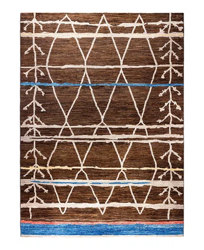 Bloomingdale's Bloomingdales Moroccan M1751 Area Rug, 10'1x13'10 In Brown