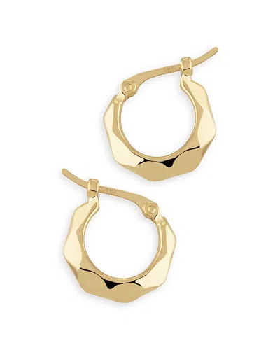 Bloomingdale's Multi Edge Polished Hoop Earrings In 14k Yellow Gold - Exclusive
