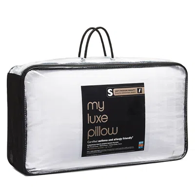 Bloomingdale's My Luxe Asthma & Allergy Friendly Soft/medium Density Down Pillow, Standard/queen - Exclusive In White