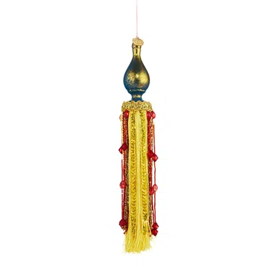 Bloomingdale's Nyc Ballet Fringe Ornament In Yellow