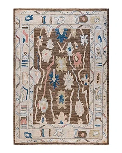 Bloomingdale's Oushak M1982 Area Rug, 6'2" X 8'9" In Brown