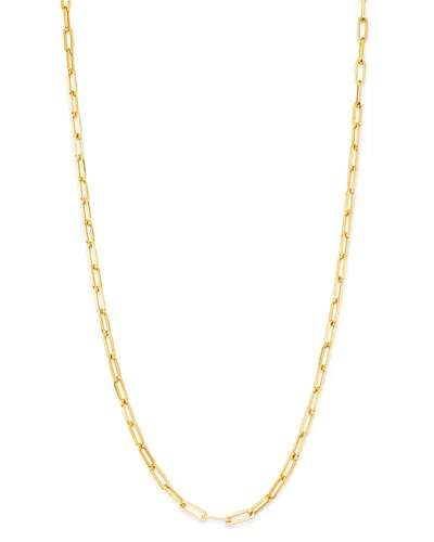 Bloomingdale's Paper Clip Link Chain Necklace In 14k Yellow Gold - Exclusive