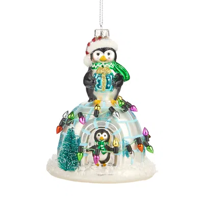 Bloomingdale's Penguin Snow House Ornament - Exclusive In Multi