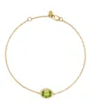 Bloomingdale's Peridot Oval Bracelet In 14k Yellow Gold - Exclusive In Peridot/gold