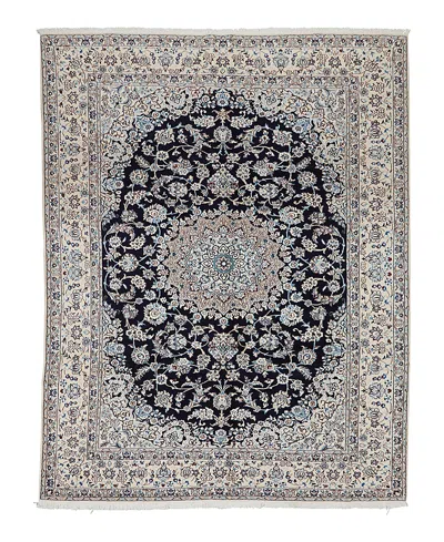 Bloomingdale's Persian Nain Area Rug 6' 5 X 10' 0 In Blue