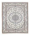 Bloomingdale's Persian Nain Area Rug 7' 0 X 10' 0 In White