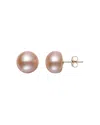 Bloomingdale's Pink Cultured Freshwater Pearl Stud Earrings In 14k Yellow Gold - Exclusive In Pink