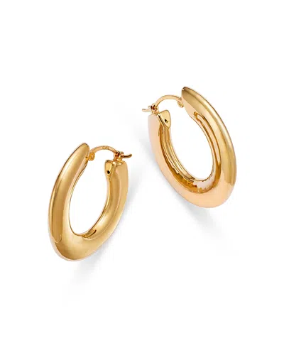 Bloomingdale's Polished Small Hoop Earrings In 14k Yellow Gold