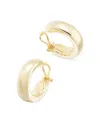 Bloomingdale's Polished Wide Hoop Earrings In 14k Yellow Gold In Gold