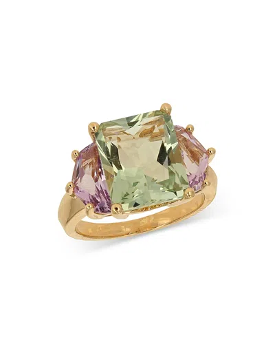 Bloomingdale's Prasiolite & Rose Amethyst Ring In 14k Yellow Gold - Exclusive