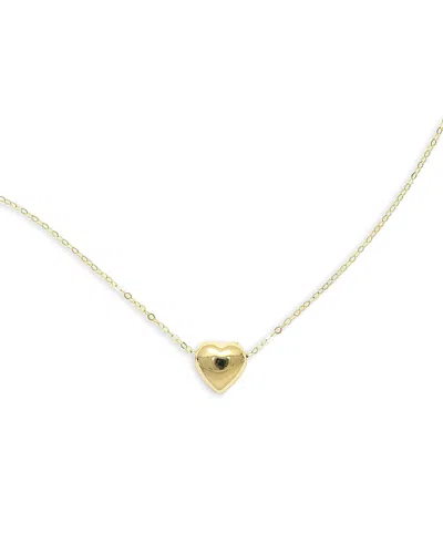 Bloomingdale's Puff Heart Pendant Necklace In 14k Gold, 18