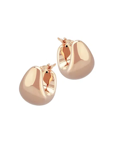 Bloomingdale's Puff Hoop Earrings In 14k Rose Gold - Exclusive