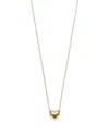 Bloomingdale's Puffed Heart Necklace In 14k Yellow Gold, 18 - Exclusive In Gold