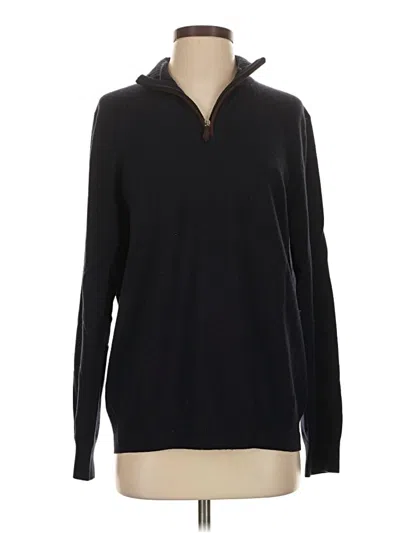 Pre-owned Bloomingdale's Pullover Sweater In Black