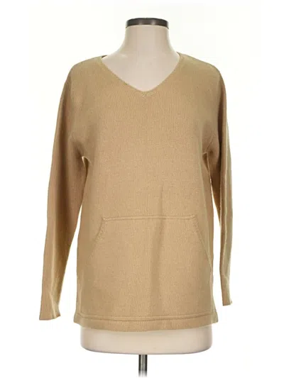 Pre-owned Bloomingdale's Pullover Sweater In Tan