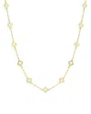 Bloomingdale's Quatrefoil Link Statement Necklace In 14k Yellow Gold - 100 Exclusive In Gold
