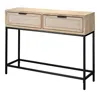 Bloomingdale's Reed Console Table In Brown