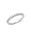 Bloomingdale's Round Cut Certified Diamond Band In 14k White Gold, 0.50 Ct. T.w. - Exclusive In White