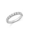 Bloomingdale's Round Cut Certified Diamond Band In 14k White Gold, 1.25 Ct. T.w. - Exclusive In White