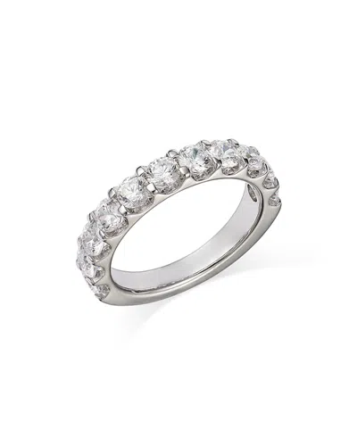 Bloomingdale's Round Cut Certified Diamond Band In 14k White Gold, 2.0 Ct. T. W. - Exclusive
