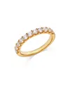 Bloomingdale's Round Cut Certified Diamond Band In 14k Yellow Gold, 0.75 Ct. T. W. - Exclusive In Gold