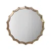 Bloomingdale's Round Scalloped Mirror In Silver