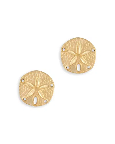 Bloomingdale's Sand Dollar Stud Earrings In 14k Yellow Gold - Exclusive
