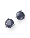 Bloomingdale's Sapphire Stud Earrings In 14k White Gold - Exclusive In Blue